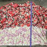 FP Movement Free People Inspire Printed Layer Faded Poppy Red Small NWT Photo 6