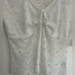 Wild Love white lace blouse. Size L. New with tag. Size L Photo 2
