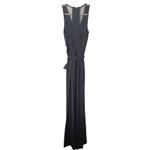 WAVERLY GREY‎ Mesh Back Straight Leg Jumpsuit Black NWT Sz 2 Photo 1