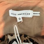 Good American  Button Front Leopard Midi Stretch Knit Dress Size XS Photo 3
