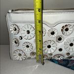 Rebecca Minkoff White Clutch with Floral and paisley added guitar strap Design Photo 6