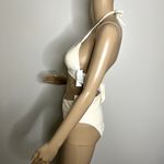 Cupshe Dot Textured High Waisted Bikini Photo 1