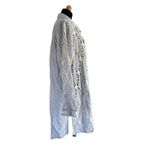 Free People  Maldives Stripes Top in Ivory & Blue Combo NWT MSRP: $198 Photo 4