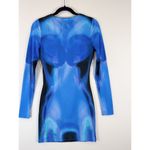 White Fox Boutique  Womens Dress Blue Milky Way Soulmate Mini Bodycon Y2K Small Photo 10