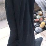 Vintage Thigh High Black Boots Size 9 Photo 0