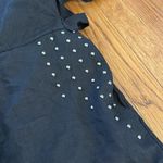 IRO  Nicely black studded Jumpsuit cowboy crop size 34 linen cotton blend 0 XS Photo 6