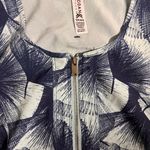 Ann Taylor KYODAN Outdoor Collection Women's 1 Piece Short Skirt Jumpsuit Blue Leaf. Photo 2