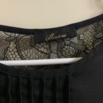 Monteau Black Lace Dress Shirt / Blouse Photo 4
