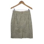 Jacqueline De Bray Vintage Womens Brocade Gold Knee Length Elizabethan Skirt S Size M Photo 5