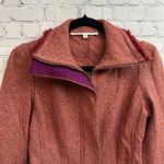 Diane Von Furstenberg  Marika Wool Tweed Jacket Zip Up Size 6 Vintage Photo 1