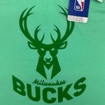 Nba Milwaukee Bucks Women's Short Sleeve Vintage Logo Tonal T-Shirt in Green, L Photo 2
