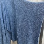 Barefoot Dreams EUC  Open Waterfall Front Bamboo Chic Lite Sweater Blue Size S/M Photo 4