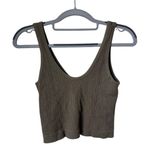 Urban Outfitters  Gray Ribbed Tank Top - Large Photo 1
