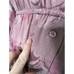 Vintage 80s Argenti 100% Silk Pink Jacquard Midi Long Photo 8