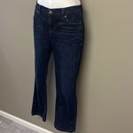 Lucky Brand  Brooke Boot Dark Wash 5-Pocket Button Zip Closure Blue Jeans-8/29 Photo 1