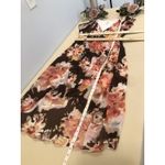 Sangria Women Size 12 Fluter Sleeve High And Low Wrap Dress Cottage Core Peasant Photo 8