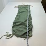 LIONESS  Military Minds Drawstring Mini Dress Sage Green Womens SZ Small Stretch‎ Photo 8