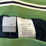 Nike Cropped Low Rise Stretch Pants with Drawstring NWT Size Large Black Green Photo 5