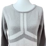 BCBG Maxazria Gray/White wool blend sweater dress size large Photo 2