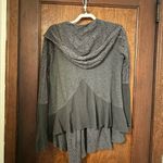 Free People  Doiley Zip Front Hoodie Sweater Jacket Size XS Photo 2
