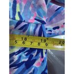 Lilly Pulitzer Fan Sea Periwinkle Waverly Cotton Spandex Blend Top Size Large Photo 5