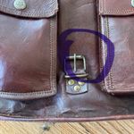 Women Vintage Leather Saddle ,Messenger Brown Leather Messenger Cross Body Bag Photo 10