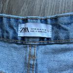 ZARA  Button Fly High Waist Denim Shorts Size 4 Photo 3