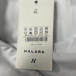 Halara NWT  Softly Zero Scalloped tennis skirt skort white XL pickleball Golf Photo 3