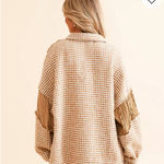 POL Pieced Gingham Jacket Photo 2