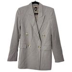 Boss Grey Double Breasted Blazer Size 2 Photo 0