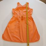Ocean Coast Orange Active Lightweight Dress Medium Sleeveless Drawstring Photo 7