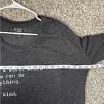 🦋Grey Long Sleeve Soft Comfy Casual Inspirational Long Sleeve Tee Kindness Gray Size L Photo 6