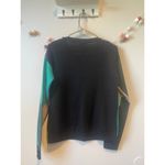 Anthropologie Womens Rooster Crewneck Sweater Artwork Lauren C Walcott Fuzzy Photo 5