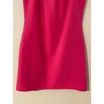 Sail To Sable STS  Hot Pink Cowl High Neck Sleeveless Dress Button back EUC XS Photo 3