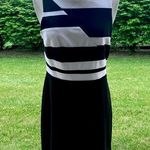 White House | Black Market WHBM Black & White Sheath Sleeveless dress Photo 0