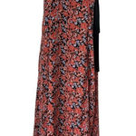 Lulus  Floral Black Neck Tie Halter Maxi Dress Photo 0