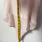 Free People Bardot Bodysuit Ivory Combo Romantic Ditsy Frilly Smoked Coquette M Photo 11