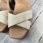 Sam Edelman Josefine Platform Wedge Sandal in Ivory Leather Size 9 Photo 3