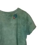 Nu Views Vintage Women's Size Medium Sea Green Hippie Boho Artsy Blouse Photo 6