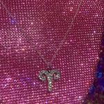 Boutique Aries Zodiac Sign Birthday Sterling Silver 925 Necklace Astrology Bedazzled April March Photo 10