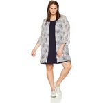 WALLFLOWER Sleeveless Kimono Dress NWT 1X White Photo 2