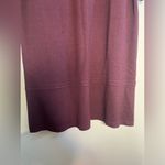 J.Jill  Ponte Maroon and Black Herringbone Shift Dress Side Pockets Medium Tall Photo 5