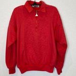 Casual Isle Vintage Women’s Partial Zip Pullover Sweatshirt Sz Sm Casual Pink Photo 0