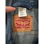 Levi's Levi’s womens trucker denim sleeveless vest jacket sz XS Photo 3