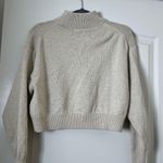 Aritzia Harper Mock Neck Sweater Heather Birch XS Photo 2
