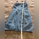 H&M  Divided Blue Jean Denim Sleeveless Bodycon Mini Dress Sz XXS Y2K EUC Photo 5