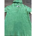 Source Unknown Y2K Green Terry Cloth Hoodie Sweatshirt with Contrast Sleeves Size S Photo 1