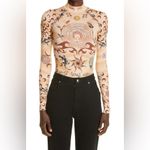 Marine Serre  White Line Tattoo Printed Top Photo 2