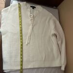 Ann Taylor Lace Up Sweater Size Medium Photo 6
