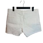 Just Black Nwt  White Denim Frayed Shorts Photo 1